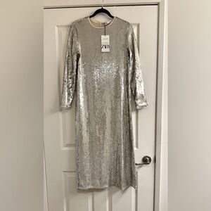 ZARA SEQUINED DRESS